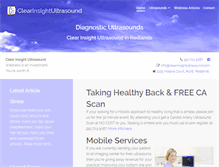 Tablet Screenshot of healthscreeningoftemecula.com